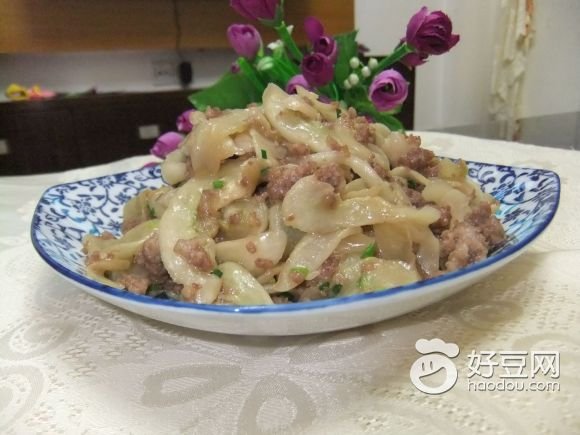 瓜咸炒肉末