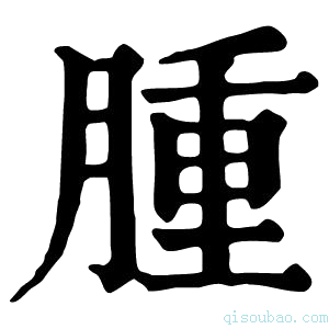 康熙字典肿