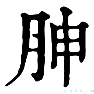 康熙字典胂