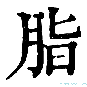 康熙字典脂