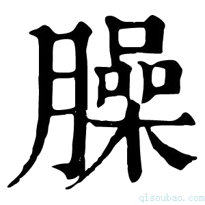 康熙字典𦏛